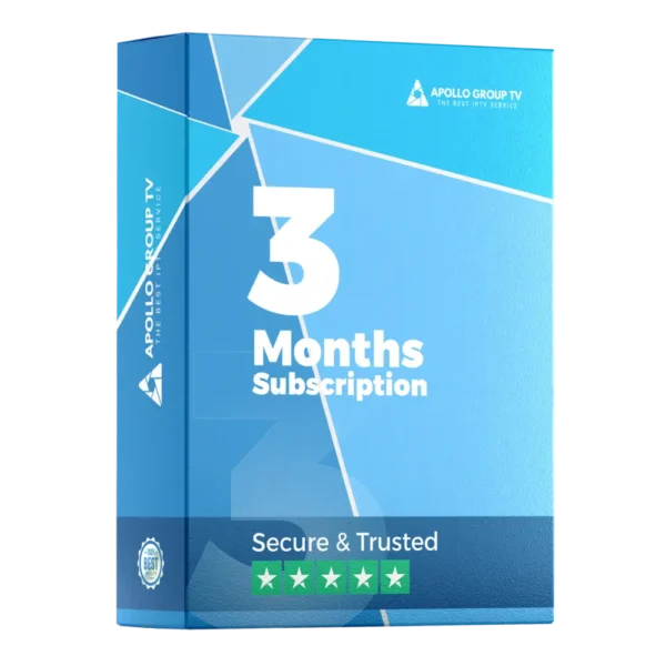 Apollo Group TV 3 Months Subscription box – best IPTV subscription with Apollo Group TV App for HD/4K streaming and premium streaming experience.